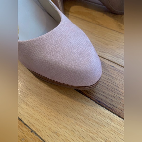 Nude Leather Pumps - Picture 3 of 5